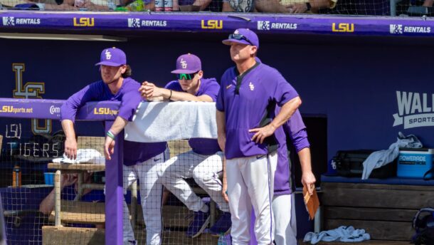 LSU baseball coach Jay Johnson.